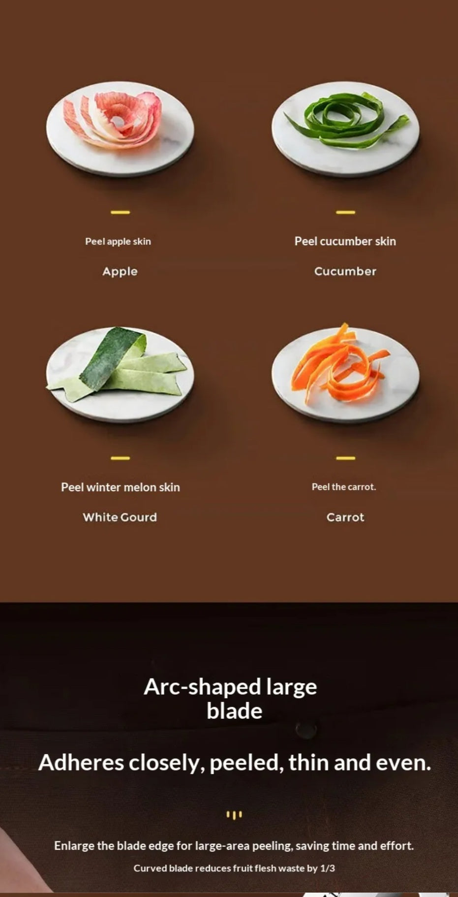 Snoovbo Fruits And Vegetable Peeler