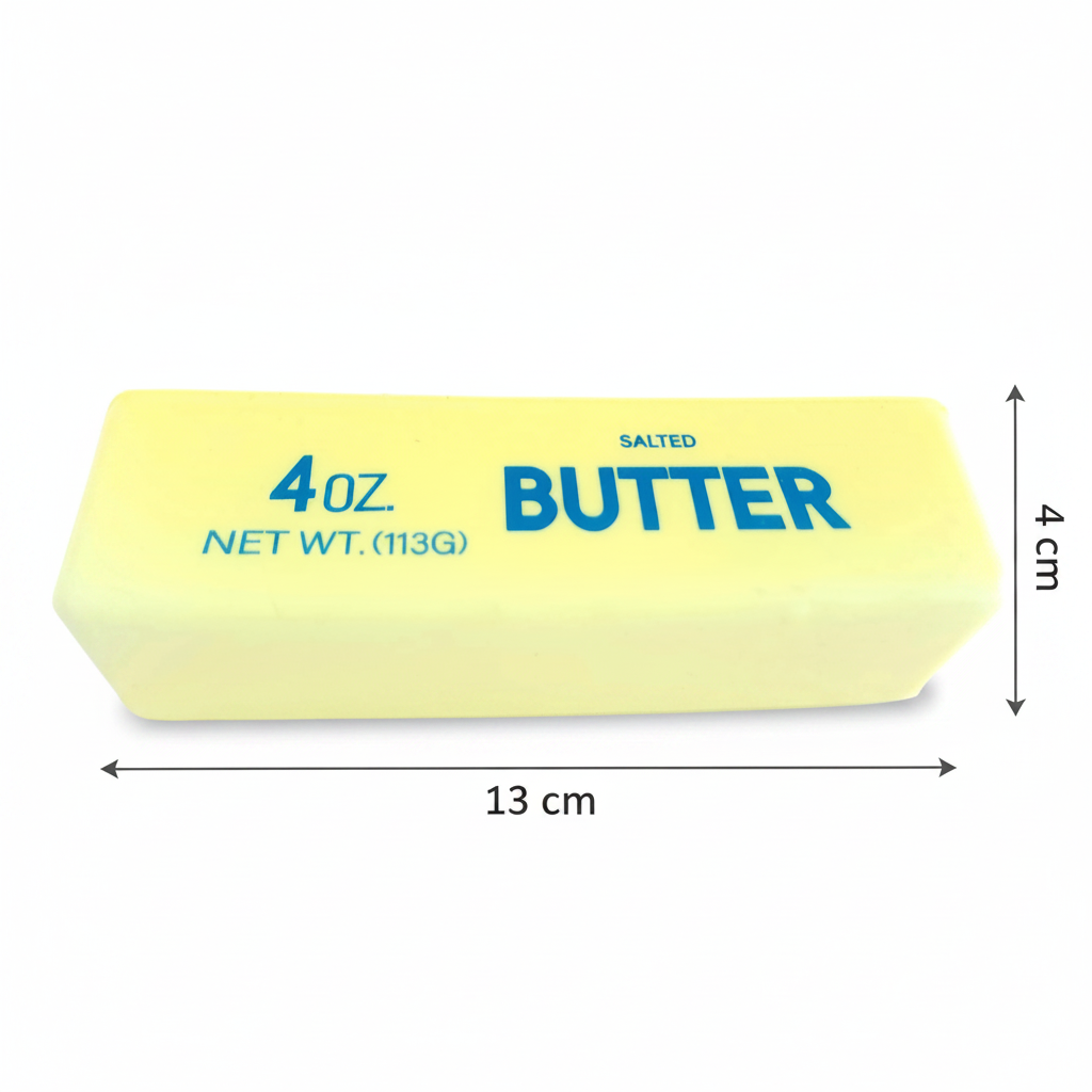 Butter Squishy with Measurements